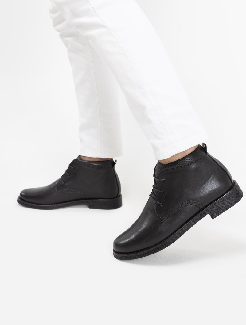 Boots à lacets